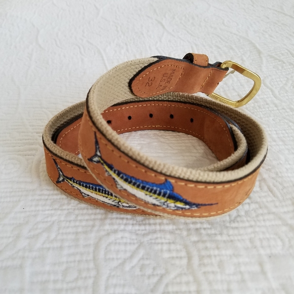 belt with fish on it